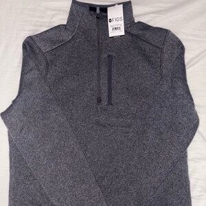 Figs Women’s Zip Up Sweater in Charcoal